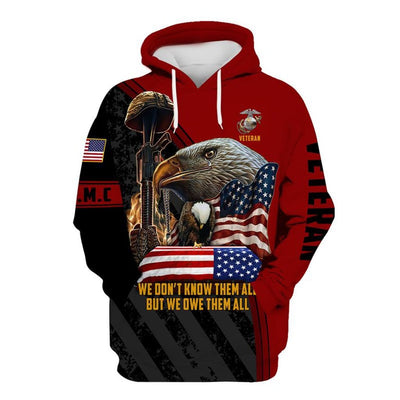 BigProStore Us Marine Corps Clothing We Don'T Know Them All Usa Army Hoodie - Sweatshirt - Tshirt - Zip Hoodie Hoodie / S