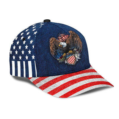 BigProStore American Pride Eagle Baseball Cap Eagle And US Flag Design Men Women Classic Hat Baseball Cap