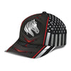 BigProStore Horse Baseball Cap Horse Red Flag Design Men Women Classic Hat Baseball Cap