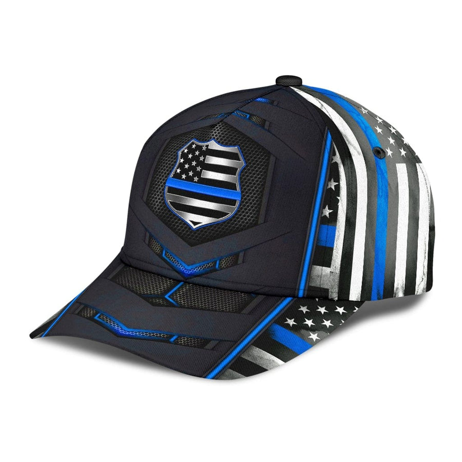 Thin Blue Line Baseball Cap Back The Blue Police Officers Pride US