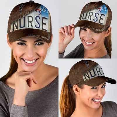 BigProStore Nurse Baseball Cap Nurse Leather Pattern Design Classic Men Women Classic Hat Baseball Cap