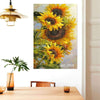 BigProStore Vintage Sunflower Canvass Wild Sunflower Inspired Living Room Canvas