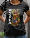 BigProStore Wonder Black Girl Melanin Queen Rock T-Shirt African History Clothing G200 Gildan Ultra Cotton T-Shirt / Black / S T-shirt