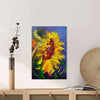 BigProStore Sunflower Painting Canvas Yellow Sunshine Flower Inspired Home Decor Canvas / 16" x 24" Canvas