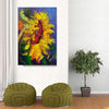 BigProStore Sunflower Painting Canvas Yellow Sunshine Flower Inspired Home Decor Canvas / 32" x 48" Canvas