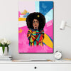 BigProStore African Canvas Young Highschool Black Girl Home Decor South Africa Canvas / 8" x 12" Canvas